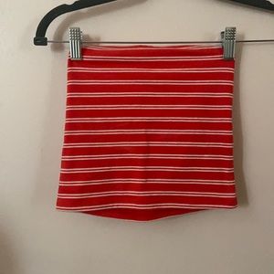 STRIPED TUBE TOP - XS - NEVER WORN